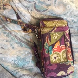 Vera Bradley Plum Crazy ZIP Photo Wallet